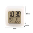 7 Color LED Change Digital Glowing Alarm Clock Night For Bedro Child New Li K9D2