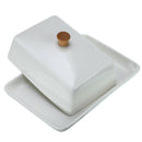 6Inch White Sushi Dish Fruit Cheese Plates Ceramic Butter Dish Compote Cuis P3A3