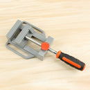 1X(Bench Vise Flat Tong Multifunction Aluminum Drill Press Vise Table For M