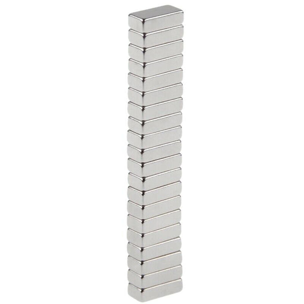 20 Pcs 10 Mm x 5 Mm x 3Mm Neodymium Block Magnet Super Strong Magnets Craft P3D2