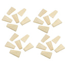 Unpainted Flat Trapezoid Natural Wood Beads DIY Unfinished Earring Jewelry