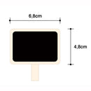 Standing Wooden Photo Holder Card Paper Note Memo Clip Desk Decor3c
