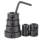 8Pcs Woodworking Spacing Ring+Hex Wrench+Flush Trim Router Bit 1" Cutter