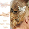 1X Women Shiny Golden Butterfly Hair Clip Headband Hair Accessories Headpiece  Z
