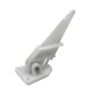 Universal Plastic Marine Speedometer Gauge Senders Pitot Tube, White for Boat