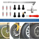 Valve Cores+Valve Stems+Core Remover+Stem Puller+4 Way Tool for Bike Tire Repair