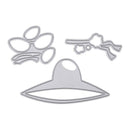 3pcs DIY Hat Glasses Cutting Die Scrapbook/Photo Album Emboss Metal Stencil