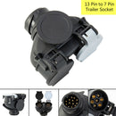 13pin To 7pin Wiring Socket Towing Plug Conversion Adapter Lead Tool Car Trailer