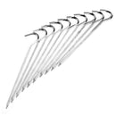 10Pcs/SET Tent pegs Aluminum Alloy Tent nail Tent Stake Nails Ground Pin FT