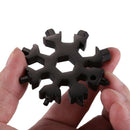 Multi-tool card combination Compact portable outdoor products Snowflake too