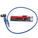 PCI-E1X to 16X 4pin 6pin 15pin USB3.0 Mining Extender Card Adapter Cable A