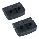 10pcs reinforced black plastic door hinges 40mm x 30mm B9O4