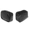 2 Pieces Black Motorcycle Rear Back Seat Waterproof Luggage Carrying Bag Tool