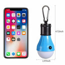 (3Pack)Mountaineering Buckle Portable Lantern Emergency Tent LED Light Bulb V1X4
