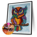 Part Drill Special-Shaped Diamond Painting DIY Mosaic Kit (D1106 One Owl)
