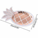 8pcs Disposable Tableware Party Paper Plates Pineapple Birthday Party Suppl C5Q1