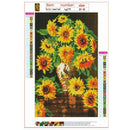 4 Pack Sunflower DIY 5D Diamond Painting Kits Full Drill Cross Stitch Decor