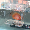 Aquarium Fish Tank Plastic Floating Isolation Divider Breeding Box Transparent