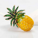 New Pineapple Brooch Pins Fruit Jewelry Cute For Women Suit Fashion Gift Co
