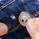 Jeans Button 40 pcs Metal Tack Buttons Replacement Kit Repair For Sewing Pa