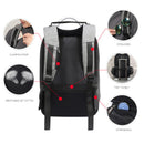 15.6 inch Laptop Gray backpack men Waterproof Mochila Casual Travel Busines