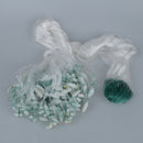 25m Clear White Green Monofilament Fishing Fish Gill Net w Float