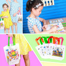 Kids DIY drawing craft color bags children learning toys with watercolor pen 3C