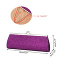 Women Glitter Clutch Purse Evening Party Wedding Banquet Handbag Shoulder B F7R9