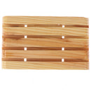 Portable Bamboo Wooden Soap Dish Shower Case Holder Container Storage Box Pl ME