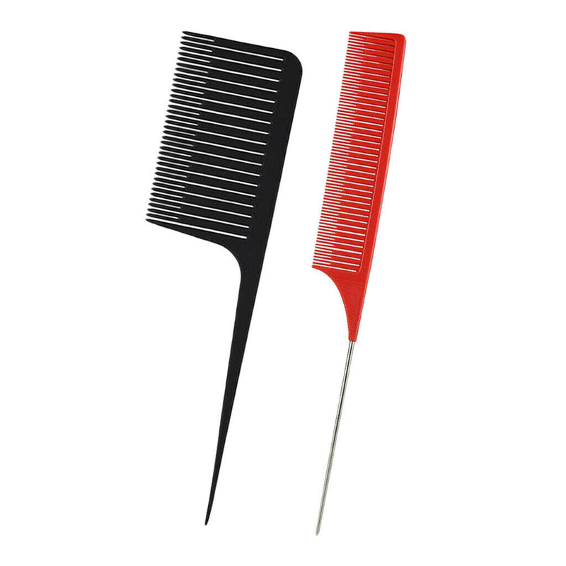 Professional Fine&Wide Weaving Highlight Foiling Hair Combs for Salon Dyeing