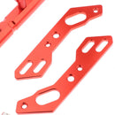 Aluminium Alloy Motorcycle Handlebar Balance Cross Bar Hand Lever DIY Orange