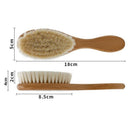 Wooden Handle Hairdressing Soft Fiber Brush Barber Neck Duster Cleaning Rem