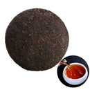 357g China Yunnan Organic Old Ripe Puer Tea Cake Lao Pu Erh Cha Shu Aged Puerh