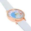 Fashion Santa Claus Cartoon Students Quartz Watch Christmas Gift(White) A
