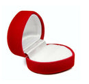 10X Red Fashion Velvet Heart Ring Show Display Box Storage Gift Package Case MO
