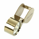 10x Magnifying Magnifier Glass Jewellers Eye Foldable Jewelry Loop Loupe(Go