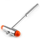 Orange Multifunction Neurological Reflex Hammer Percussor With Brush Medica