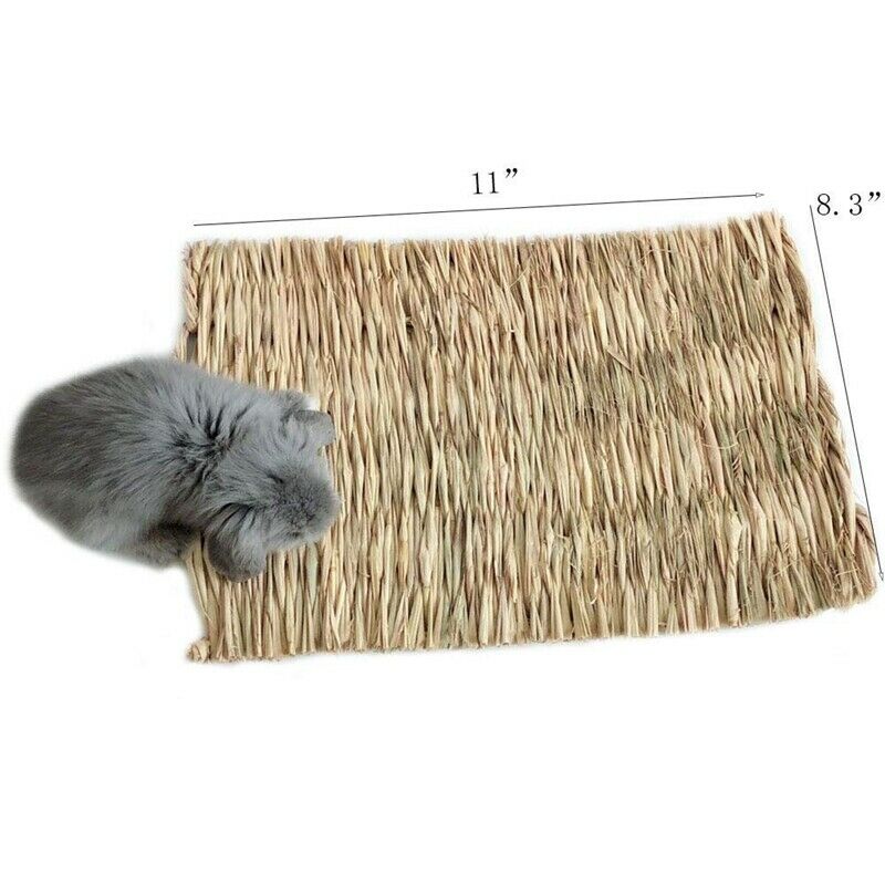 Rabbit Mat,Grass Mats For Rabbits,Safe & Edible Rabbit Mats For Cages,Bunny G6G2