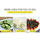 2 In 1 Stainless Steel Egg Slicer Eggs Cutting Slices and Wedges Egg Fruit  OZ