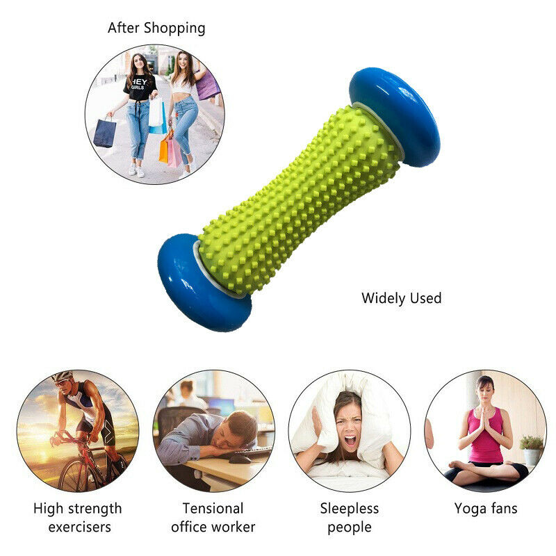 Soft Rubber Foot Massage Roller For Deep Tissue Acupresssure Recovery For R Z1B1
