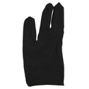 5 x 3 Fingers Gloves for Cue Billiards Snooker, Black