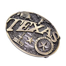 Texas Long Bull Horn Belt Buckle Western Cowboy  Novelty Belt Buckles Vint OZ