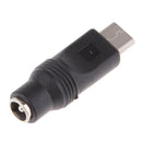 6 Pieces Type-C Male to 5.5x2.1mm Female Converter for Laptop PC
