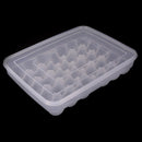 34 Grid Egg Box Food Container Eggs Refrigerator Storage Box Cris  FE FT