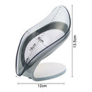2 Piece Self Draining Sheet Shape Soap Tray Bathroom Shower