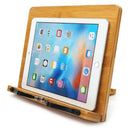 Adjustable Book Holder Tray and Page Paper Clips-Cookbook Reading Desk Port