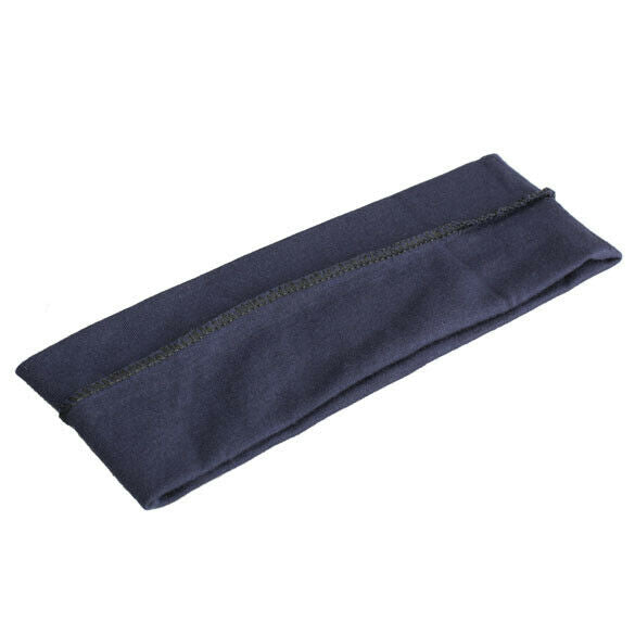 2PCS Sporty Yoga Biker Wide Headband Hood Stretch Ribbon Hairband Navy  A