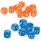 1.6cm Gem Polyhedral 6-Sided Game Dice for D&D Dice TRPG Cup Game 20pcs