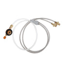 3FT Double Hose Propane Regulator for Propane Tank and Gas Grill Refill