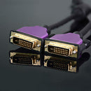 1M DVI(24+1)Male To Male Cable Double Magnetic for Computer Monitor